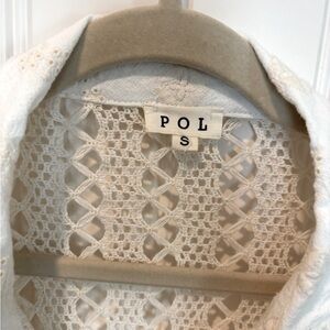 POL brand - New Lace Button Down Shirt